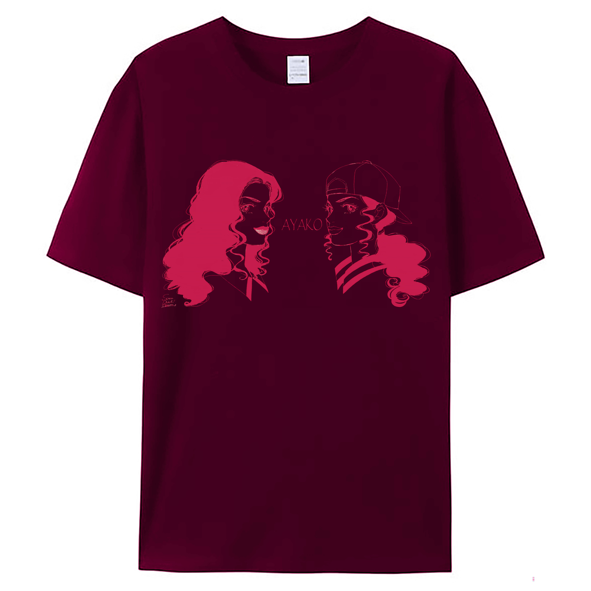 （画像用） SLAM DUNK／スラムダンク レディースカジュアルプリントTシャツ（綿100％）